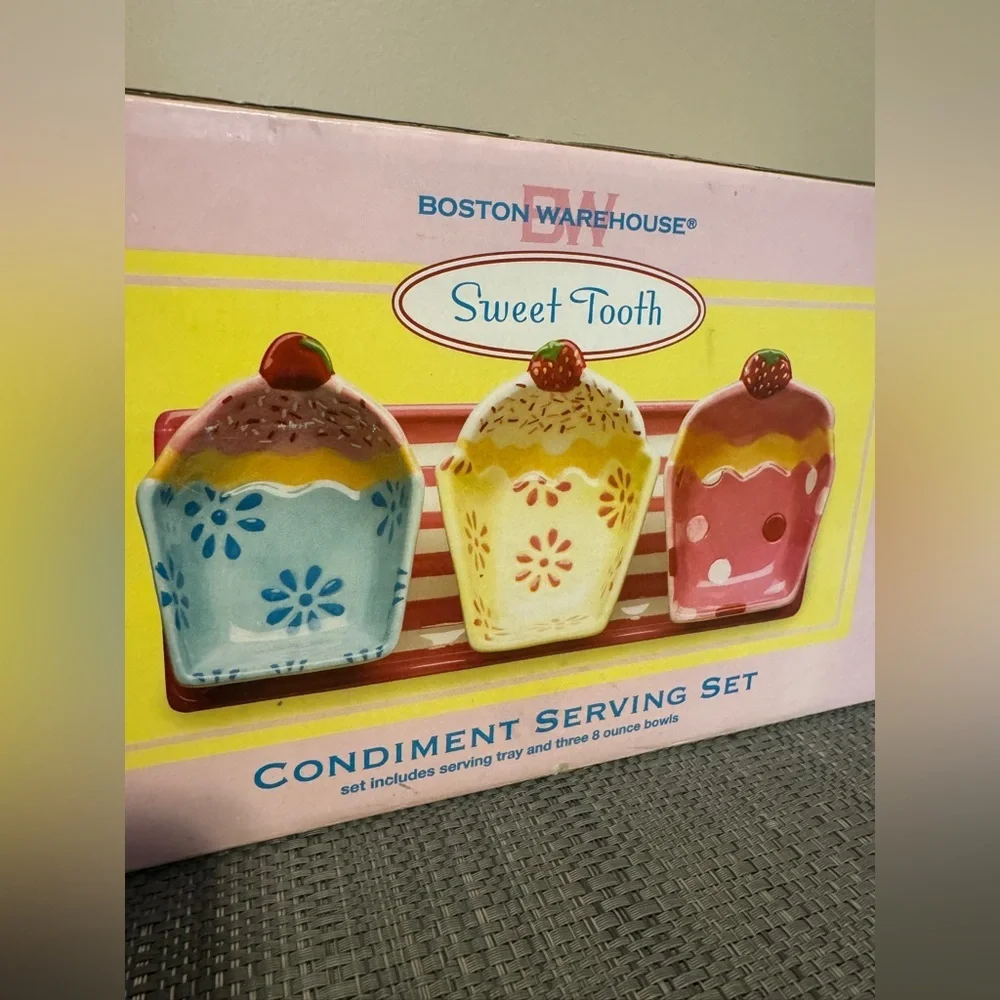 Sweet Tooth Condiment Serving Set - Picture 1 of 2